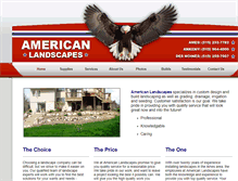 Tablet Screenshot of amerilandscape.com